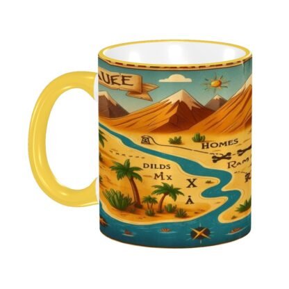 ParchmentMapOfRoute Colored Ceramic Coffee Mug - Image 9