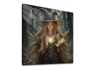 Witch3 Square Acrylic Wall Art Print