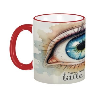 ISpy1 Colored Ceramic Coffee Mug - Image 7
