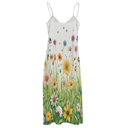 Flowers3 Sling Ankle Long Dress - Image 5
