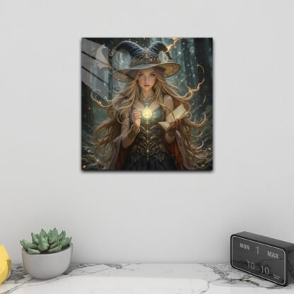 Witch3 Square Acrylic Wall Art Print - Image 2