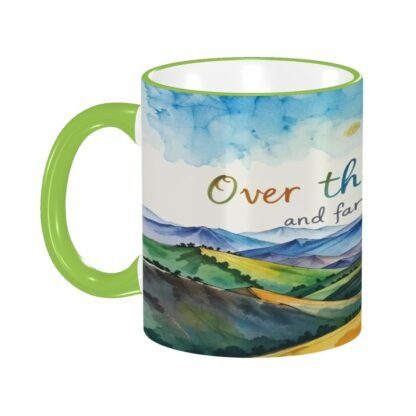 OverTheHillsAndFarAway1 Colored Ceramic Coffee Mug - Image 7