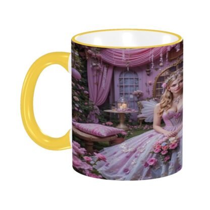 Princess1 Colored Ceramic Coffee Mug - Image 9