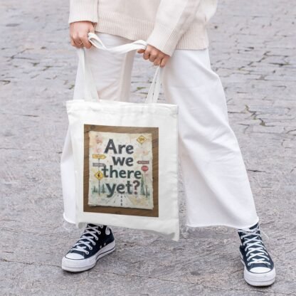 AreWeThereYet3 Canvas Tote Bag (Made in USA) - Image 5