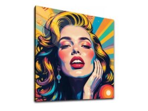 Woman1 Square Acrylic Wall Art Print