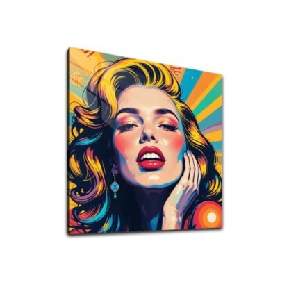 Woman1 Square Acrylic Wall Art Print
