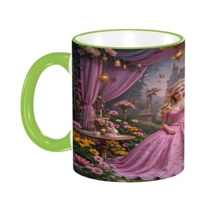 Princess 2 Colored Ceramic Coffee Mug - Image 6