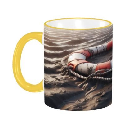 LifeBuoyOnMud Colored Ceramic Coffee Mug - Image 9