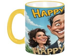 HappyDay1 Colored Ceramic Coffee Mug