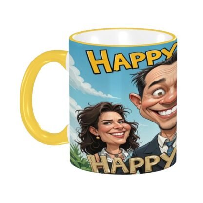 HappyDay1 Colored Ceramic Coffee Mug
