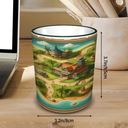 TreasureMap Colored Ceramic Coffee Mug - Image 12