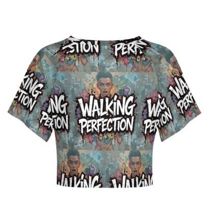 "Walking Perfection" 2 Women`s Short T-Shirt - Image 3