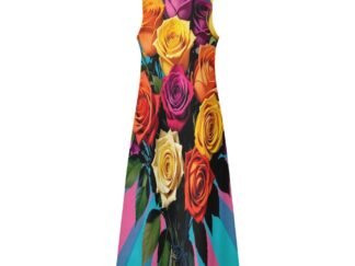 "Roses 1" Long dress