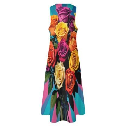 "Roses 1" Long dress