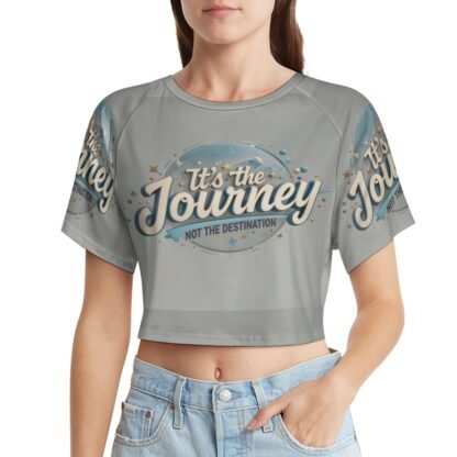 "It`s the Journey, not the Destination" Women`s Short T-Shirt - Image 2