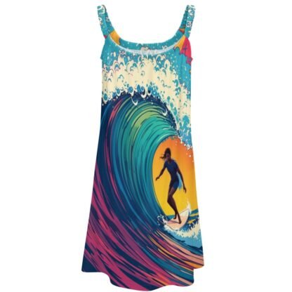 "Surfer 2" Women`s Beach Dress - Image 6