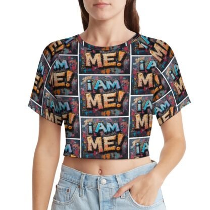"I Am Me!" 2 Women`s Short T-Shirt - Image 2