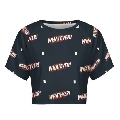 "Whatever!" Women`s Short T-Shirt - Image 4