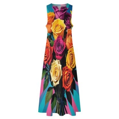 "Roses 1" Long dress - Image 2