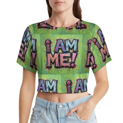 "I Am Me!" Women`s Short T-Shirt - Image 2