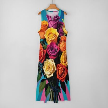 "Roses 1" Long dress - Image 4