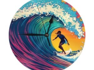 Surfer 2 Wall Clock