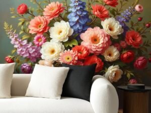 Bouquet 4 Peel and Stick Wallpaper